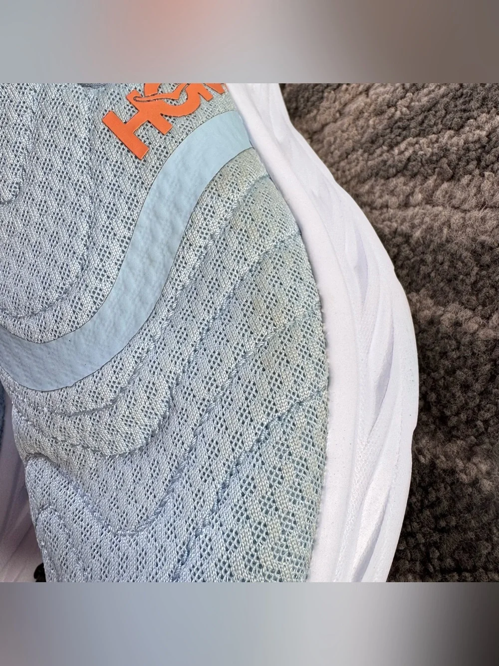 Hoka One Ora Recovery Shoe 2 Light Blue Slip On Women Size US 10 1119398 SSAY
